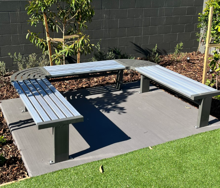 Aluminium outdoor furniture, Aluminium park furniture, Aluminium street furniture