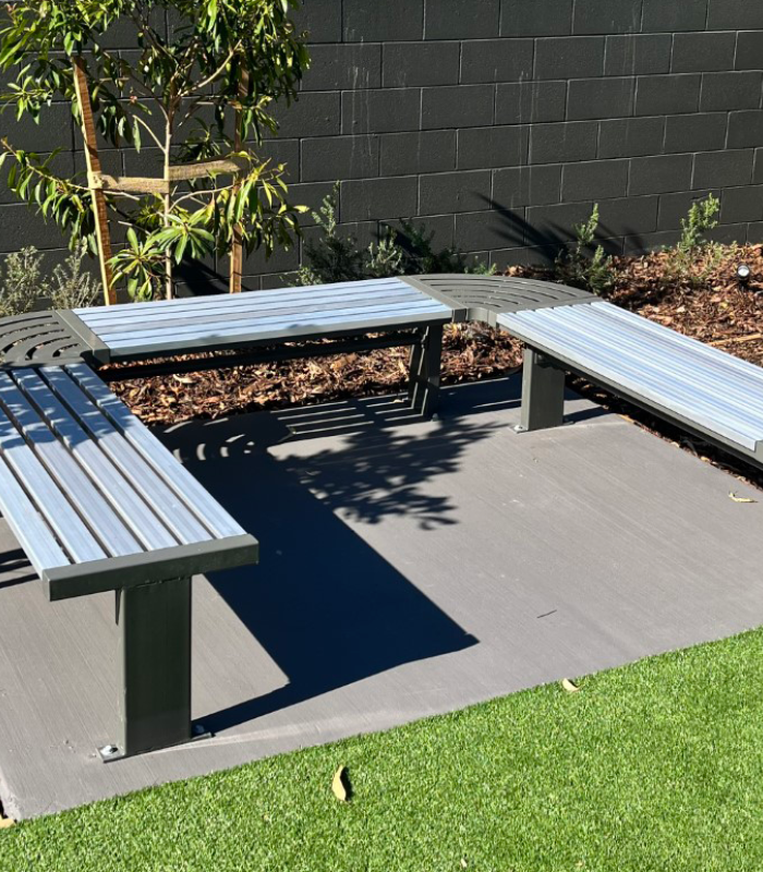 Aluminium outdoor furniture, Aluminium park furniture, Aluminium street furniture